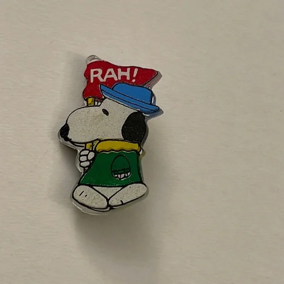 Peanuts Other Vintage Snoopy Peanuts Dog Plastic Cheer Rah E